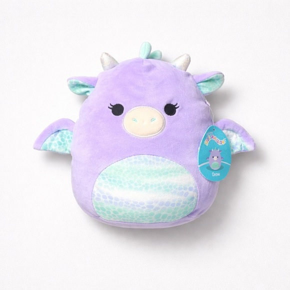 Squishmallows Other - Squishmallows Purple Dragon Drow Plush